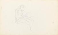 Seated Man Reading