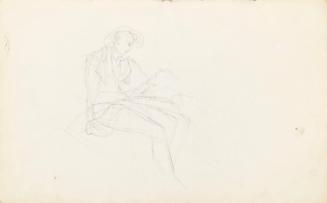 Seated Man Reading