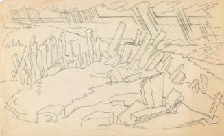 Rain Clouds Approaching Chevaux-de-Frise