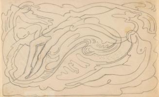 Three Female Nudes in the Sea(?)