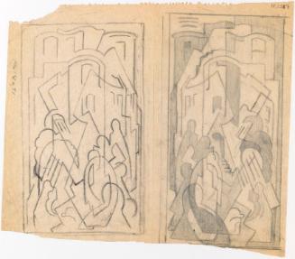 Christ Carrying the Cross, the same on verso