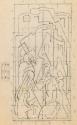 Christ Carrying the Cross, the same on verso, (for an oil, c.1930)