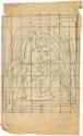 The Pietà, (for no. 7739), (squared for transfer)
