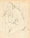 A Seated Female Nude