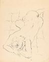 A Female Nude Lying Face Down