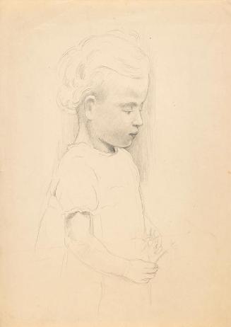 A Girl Holding a Flower