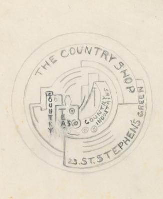 A Sign for The Country Shop, 23 Saint Stephen's Green, Dublin