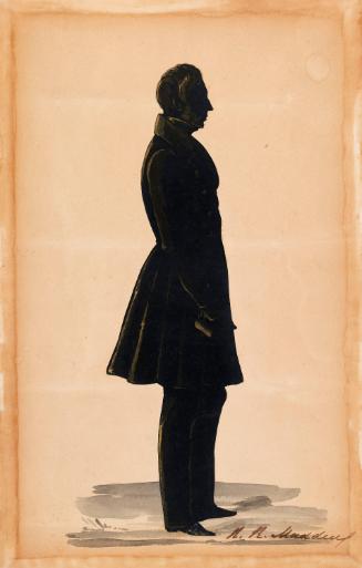 Silhouette of Richard Robert Madden (1798-1886), Author