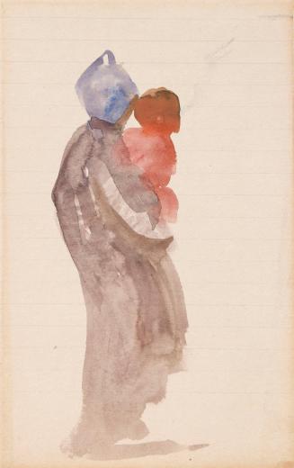 A Woman Carrying a Child
