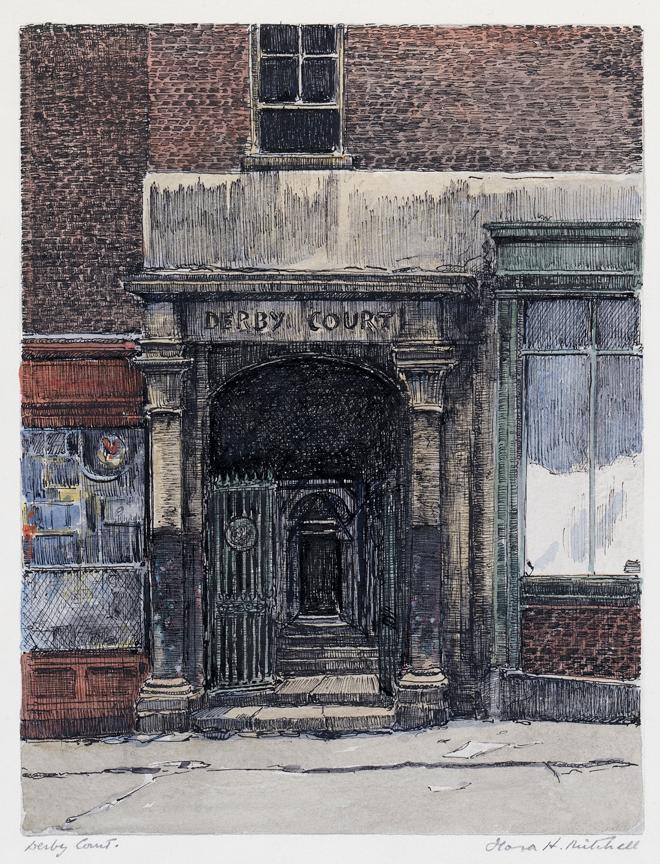 The Entrance to Derby Court, off Werburgh Street