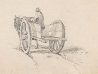 A Man Driving a Horse and Cart
