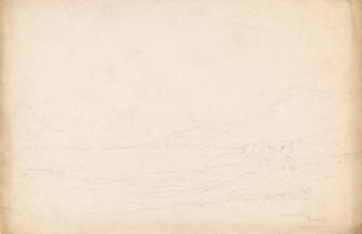 Renvyle House, Connemara, County Galway, from below Tully Mountain