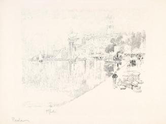 Exeter and its Cathedral from the River Exe, Devon