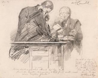 Mrs Connell, the Court Shorthand Writer and an Usher