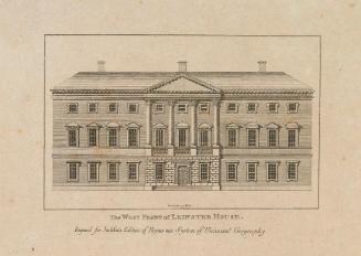 The West Front of Leinster House, Kildare Street, Dublin