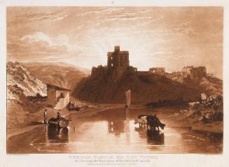Norham Castle, Scotland, from the River Tweed (P)