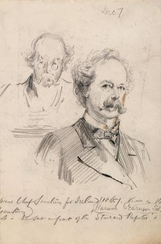 A Former Chief Secretary for Ireland in front of a Reporter