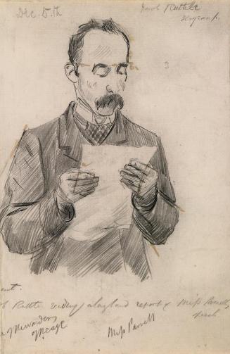 Sergeant John Ruttle, Reading his Report of a Parnell Speech