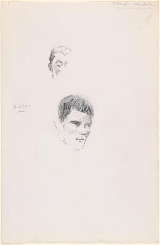 An Unfinished Face and Head of a Young Male Witness