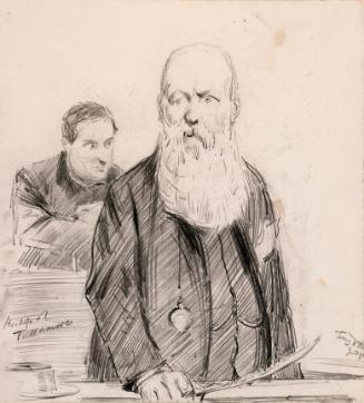 A Cleric Seated behind Richard Pigott