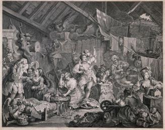 Strolling Actresses Dressing in a Barn