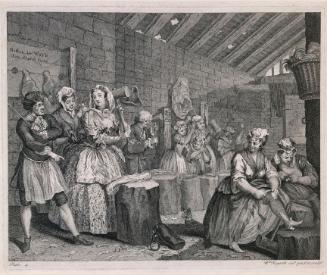 The Harlot's Progress, Plate 4