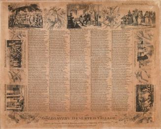 Seven illustrations to extracts from O. Goldsmith's poem 'The Deserted Village'