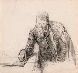 Charles Stewart Parnell Pointing out a Book Entry