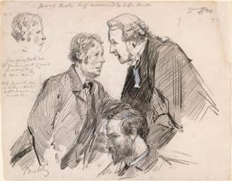 Jeremiah Buckley Cross-Examined by Sir Charles Russell behind Michael Davitt