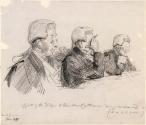 Efforts by the Judges to Keep their Countenances during Maurice Leonard's [...]