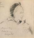 Margaret Daly, Postmistress at Ballydehob, County Cork
