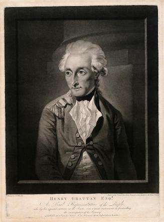 Henry Grattan, M.P., (1746-1820), Statesman, as Colonel of the Dublin Volunteers