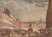 The Dublin Volunteers on College Green, commemorating the birthday of King William III