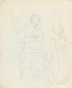 Mother and Child Reading (?)