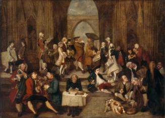 Parody of Raphael's 'School of Athens'