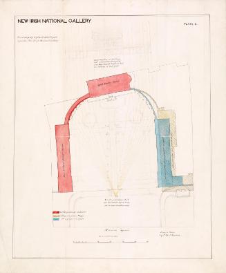 A Polar Projection of the Leinster Lawn Complex; detail of an Arcade (on verso)