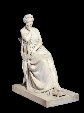 Seated Woman with a Lyre (Possibly Erato, Muse of Lyric Poetry)