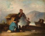 Chinese Scene, Women Making Tea