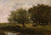 Cattle under Trees
