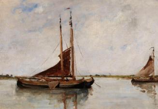 Boats with Brown Sails