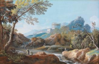 The Tomb of Cecilia Metella on the Appian Way, near Rome