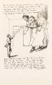Illustrated letter from William Orpen to Mrs St George with a sketch of the artist and three women