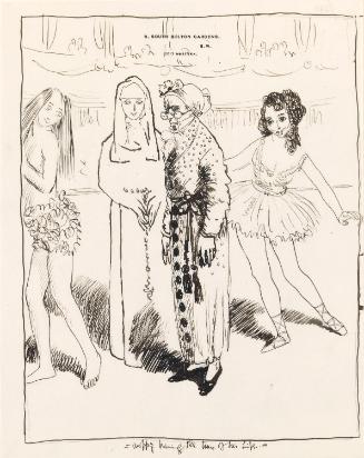 'Woppy having the time of his life' an illustrated letter from William Orpen to Mrs St George