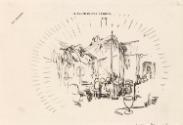 Sketch from William Orpen to Mrs St George showing Mrs St Georges bedroom