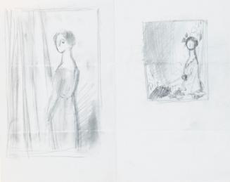 Preliminary sketches of Lady Rocksavage