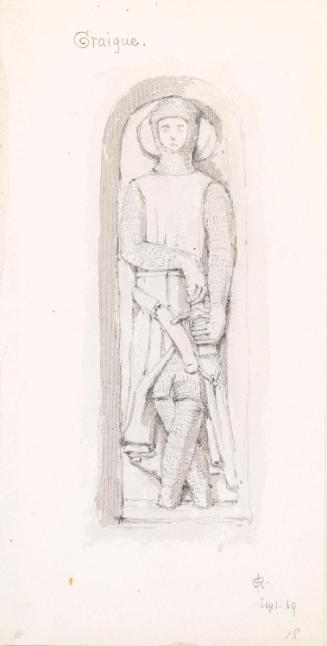 The Effigy of an Unknown Knight, Graiguenamanagh Church, County Kilkenny