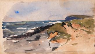 George's Head, near Kilkee, County Clare; Cliffs along a Beach (on verso)