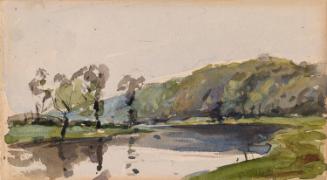 A River Bend; the same (on verso)