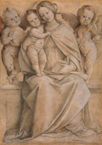 The Virgin and Child and Angel Musicians