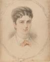 Portrait of a Lady with a Red Bow-tie